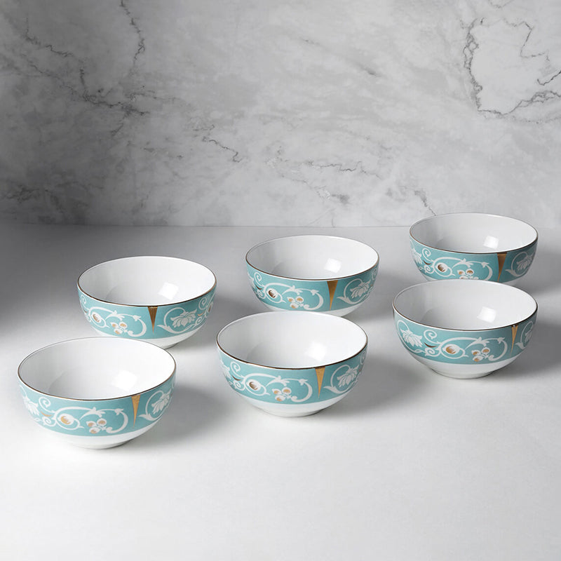 India Circus Rococo Bone China Dinner Set - 20 Piece Set media 4
