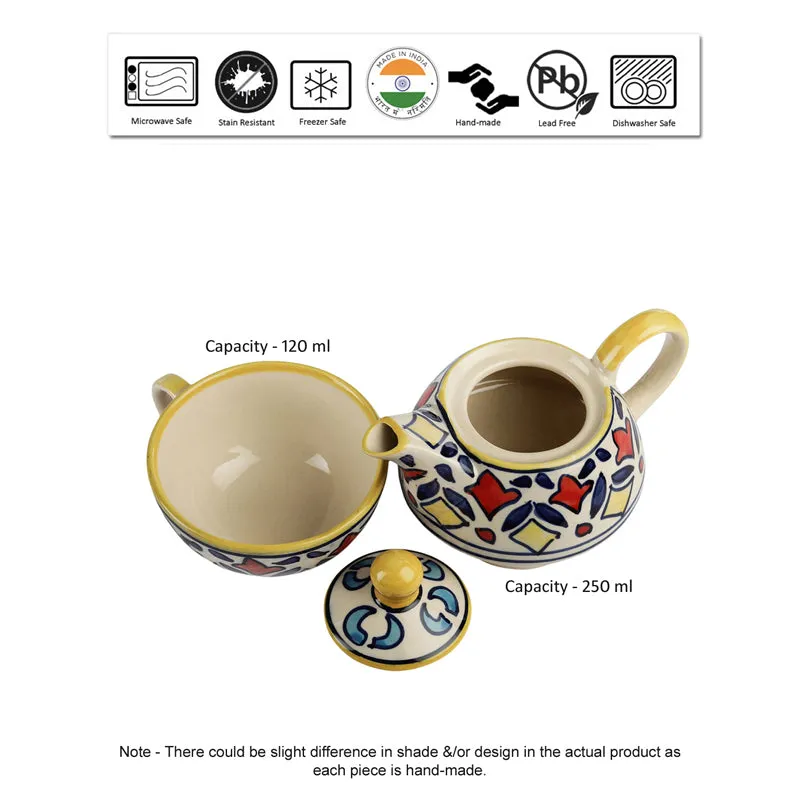 Ruhani Stackable Tea Cup & Pot (120 mL/250 mL) - Four Piece Set media 7