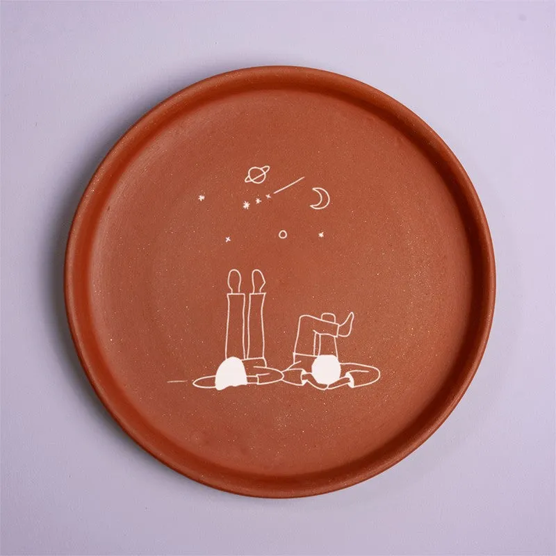 Mystic Trails Terracotta Wall Plate - Set Of Three media 3