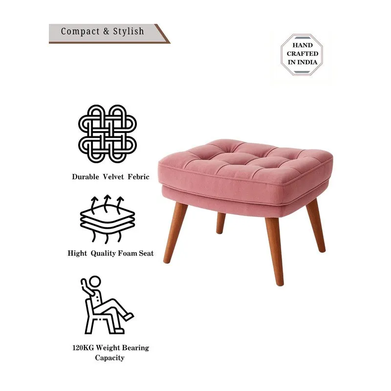 Cresvino Prime Ottoman - Pink media 4