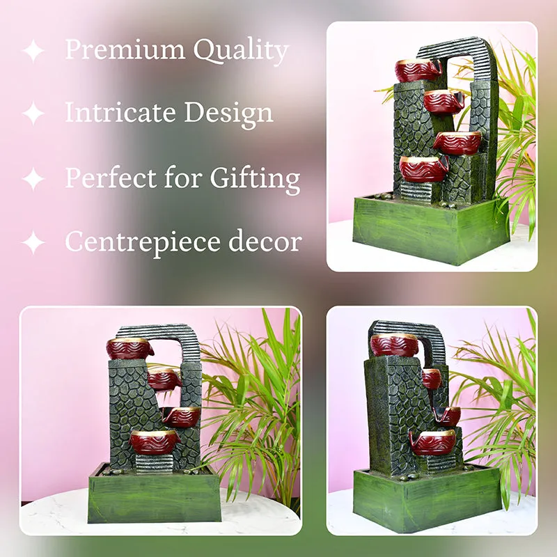 Zen Waterfalls Tabletop Fountain media 3