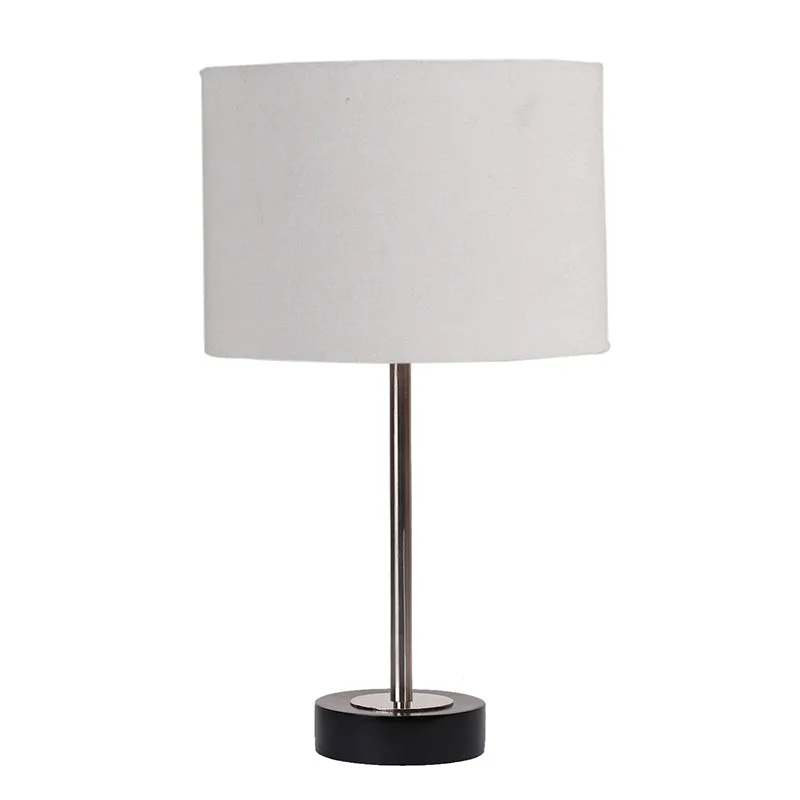 Cotin I Rodin Wooden Table Lamp - Grey,Silver,Black media 4