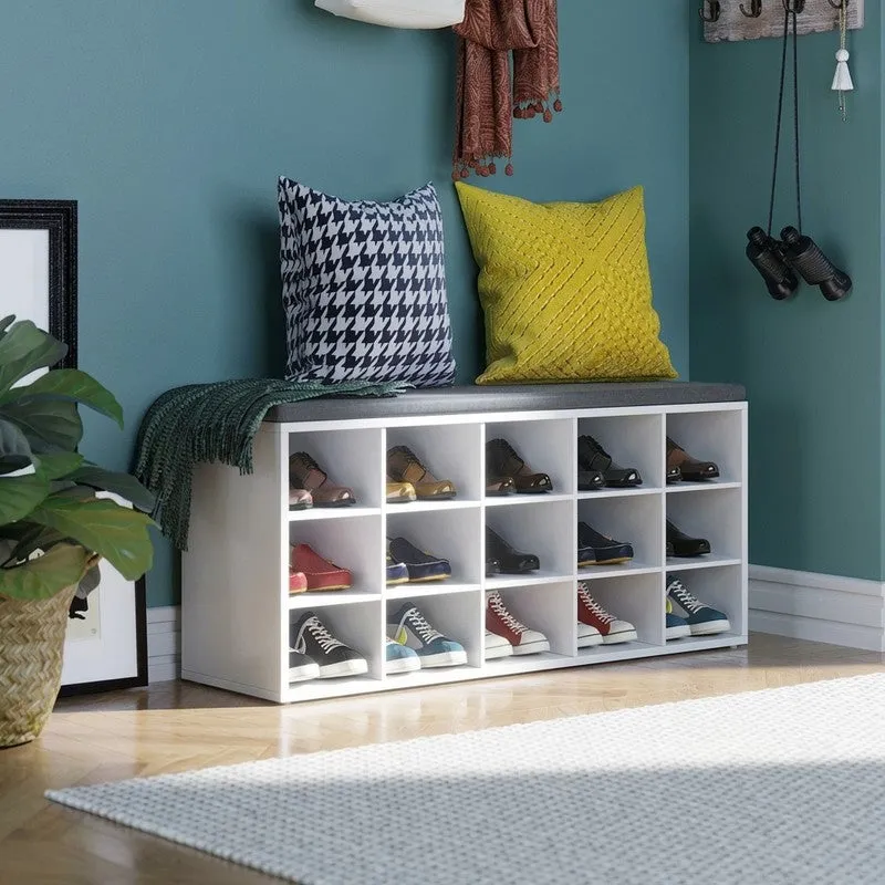 Nexus Metal Shoe Rack - Black,White media 4