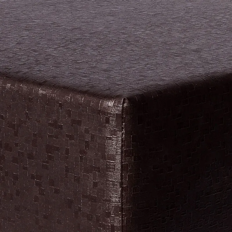 Krixon Pine Wood Pouffe (Dark Brown) - Set Of Two media 5