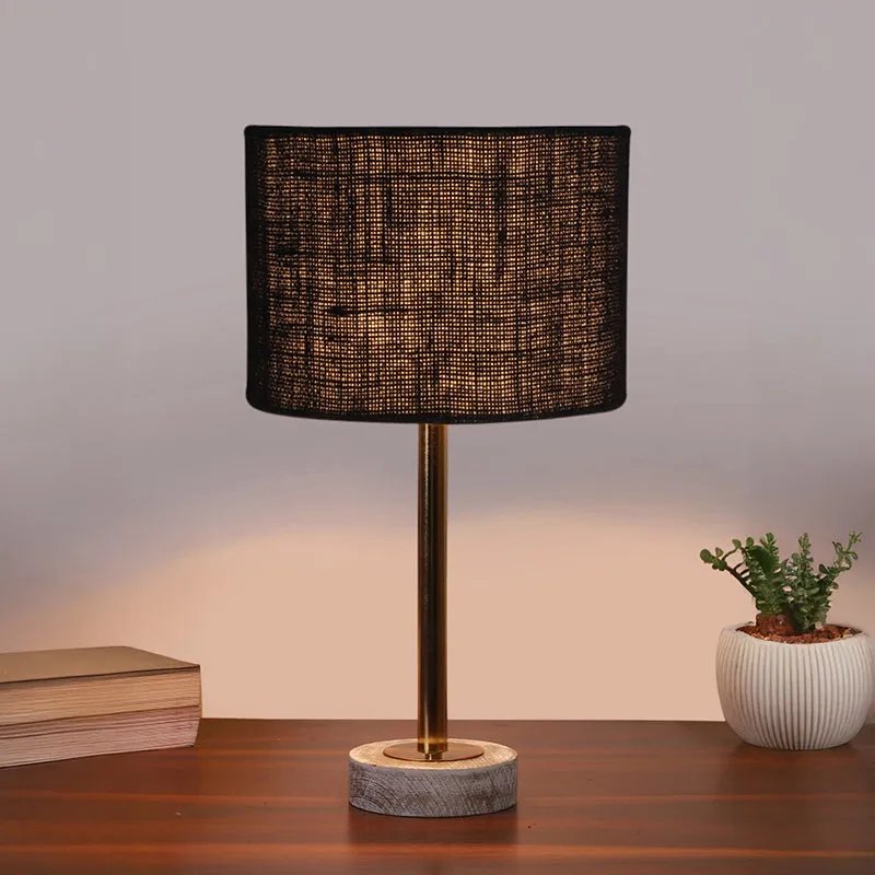 Sienna I Rodin Wooden Table Lamp - Black,Gold,White media 2