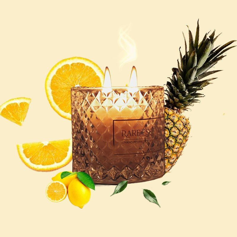 Elois Carved Jar Candle - Fruity Notes media 3