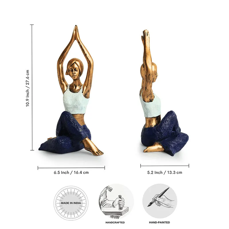 Yoga Grace Resin Showpiece media 6