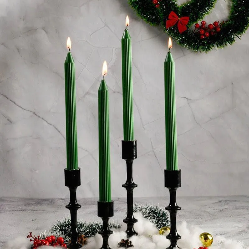 Set of 4 Guidance Taper Candles - Mahogany Shea Scented media 5
