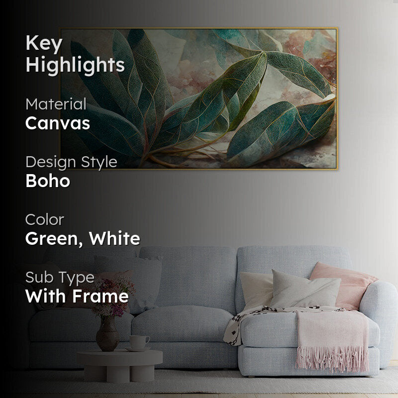 Wisp Of Leaves Canvas Wall Painting media 2