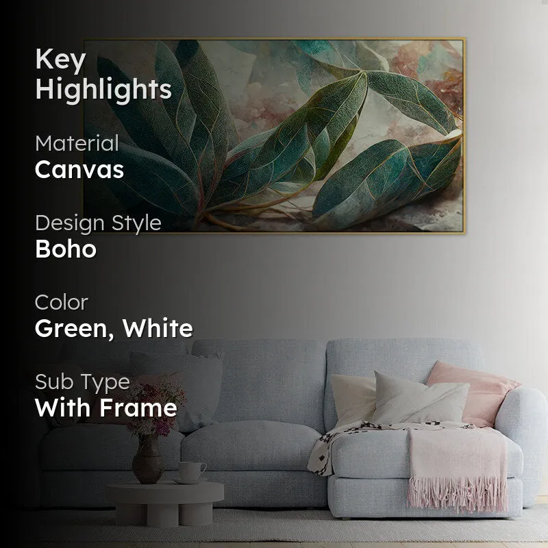 Wisp Of Leaves Canvas Wall Painting media 2