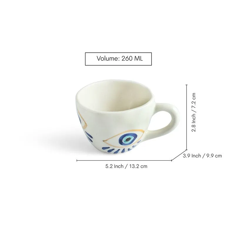 Evil Ceramic Coffee Mug (260 mL Each) - Set Of Four media 7