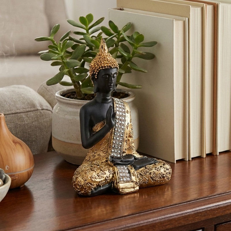 Luna Bliss Buddha Idol - Gold