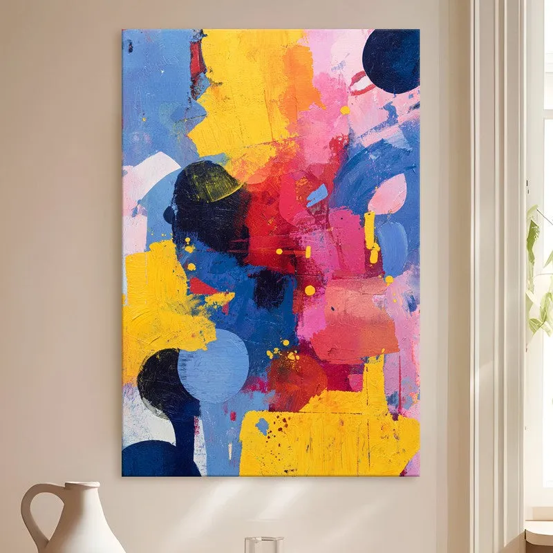 Strata Pulse Abstract Canvas Wall Art media 4