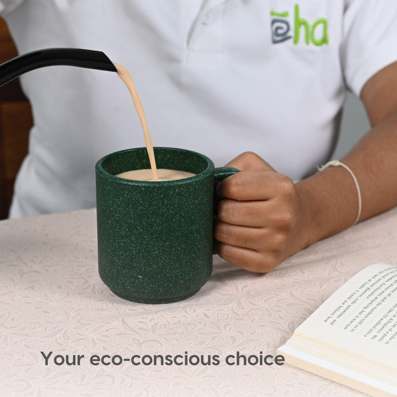 Nordic Rice Husk Coffee Mug (350 mL Each) - Set Of Six media 4