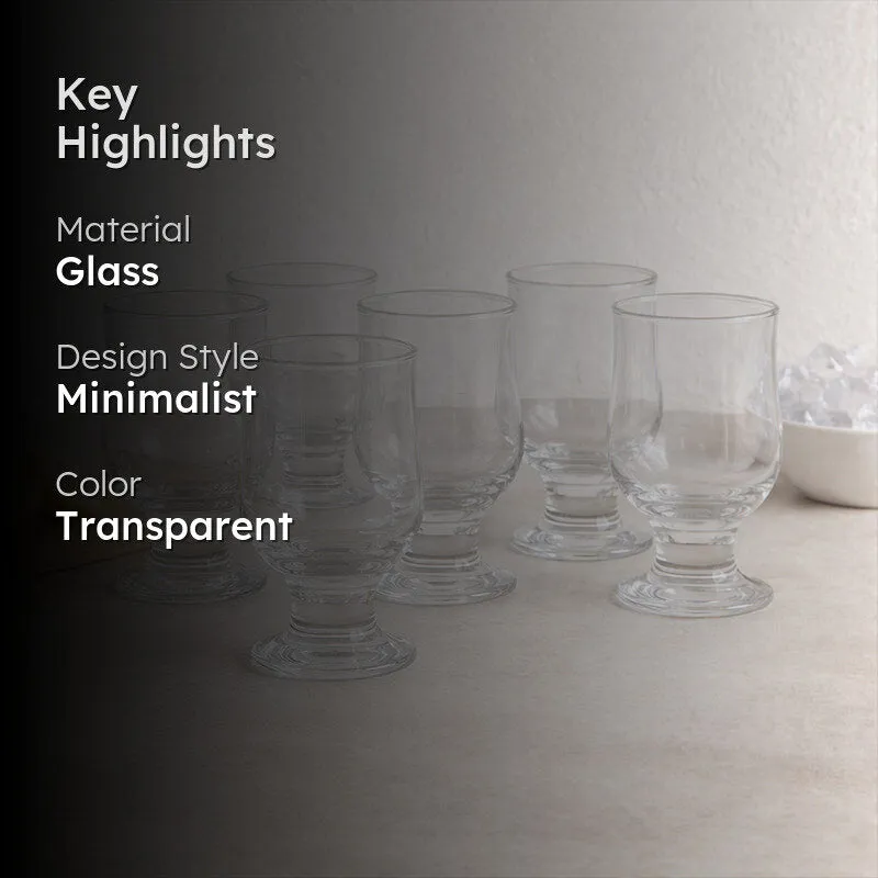 Heikyo Glass Tumbler (240 mL Each) - Set Of Six media 2