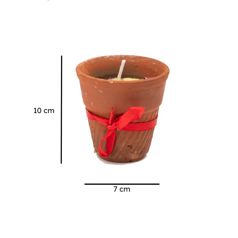 Thandai Sips Scented Candle - Rose media 6