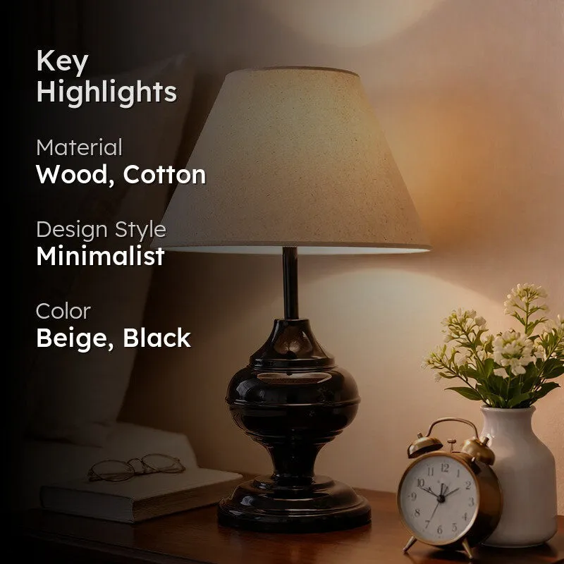 MonoCraft Metal Table Lamp - Beige media 2