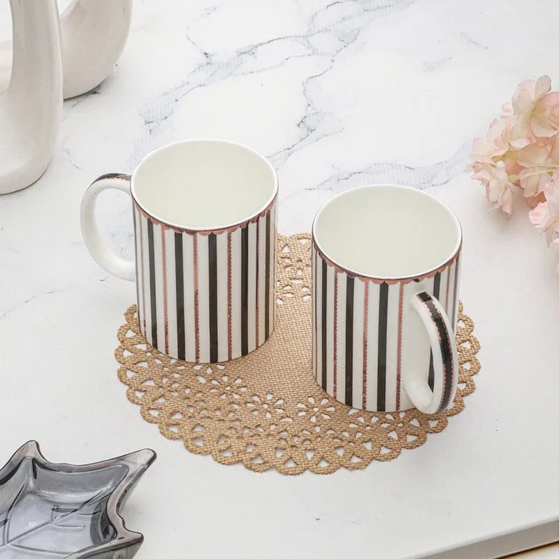 Lorien Ceramic Coffee Mug (270 mL Each) - Set Of Two media 3