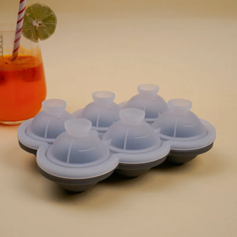 Frost Silicone 6-Cube Ice Mould - Black media 3