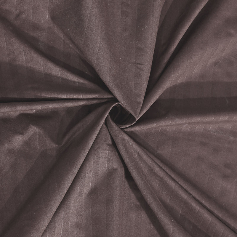 Onyx Stripes Bedsheet (Brown) - 150 GSM media 4