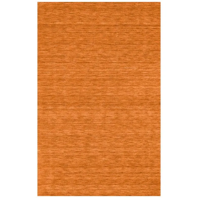 Aylin Hand Woven Wool Rug - Orange media 1
