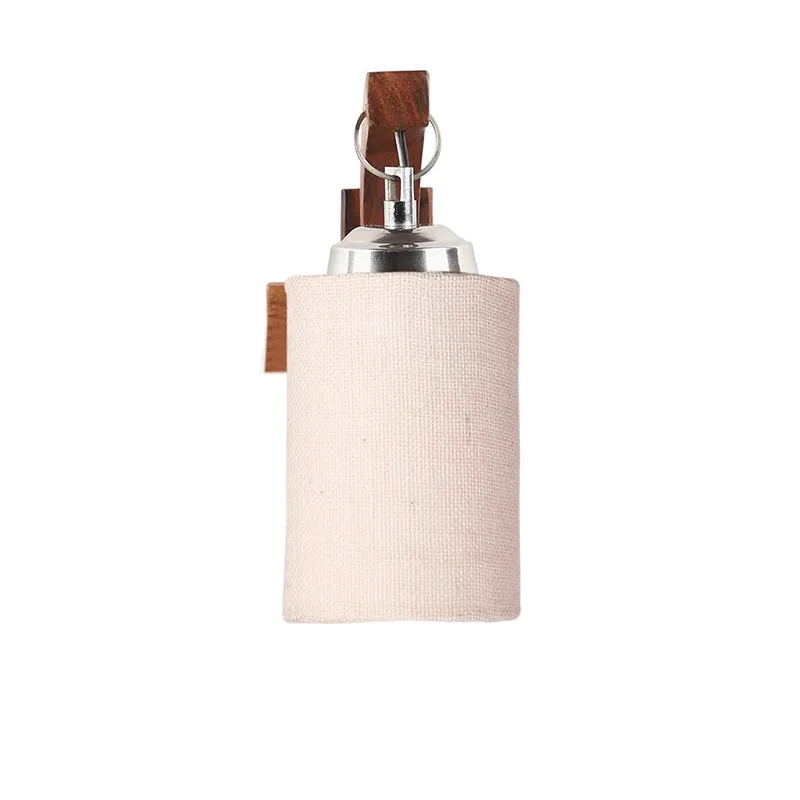 Forma Fabric & Wooden Wall Lamp - Beige media 4
