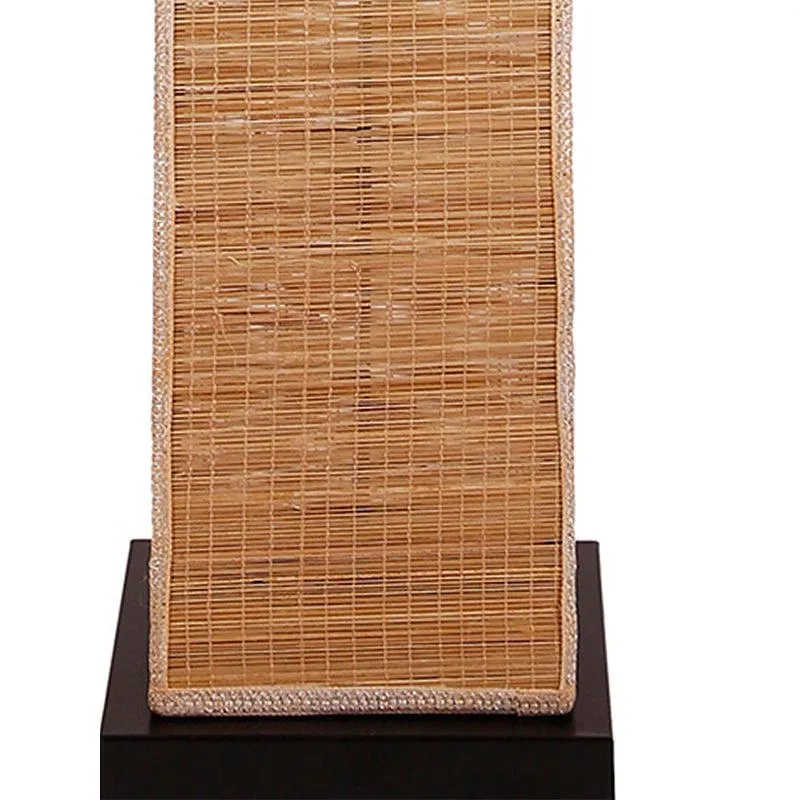 Abita Bamboo Wooden Floor Lamp - Beige media 3