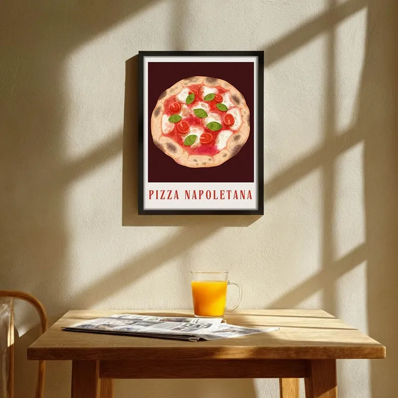 Sizzling Story Archival Canvas Wall Art - Black media 1