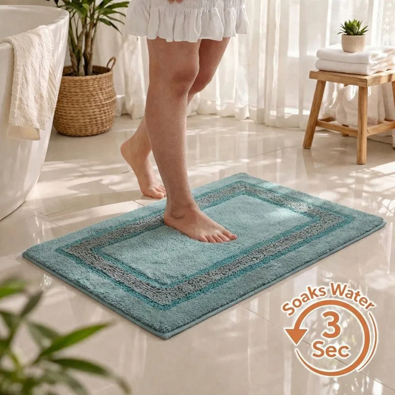SpaStep Cotton Bath Mat - Green media 1