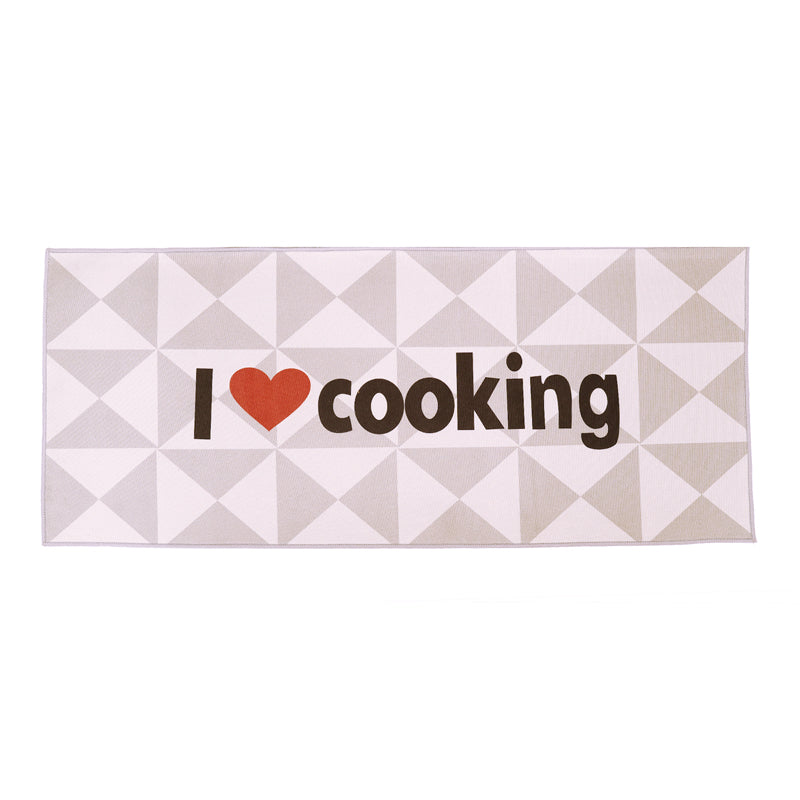 I Love Cooking Kitchen Nylon Runner Rug - Set Of Two image 5