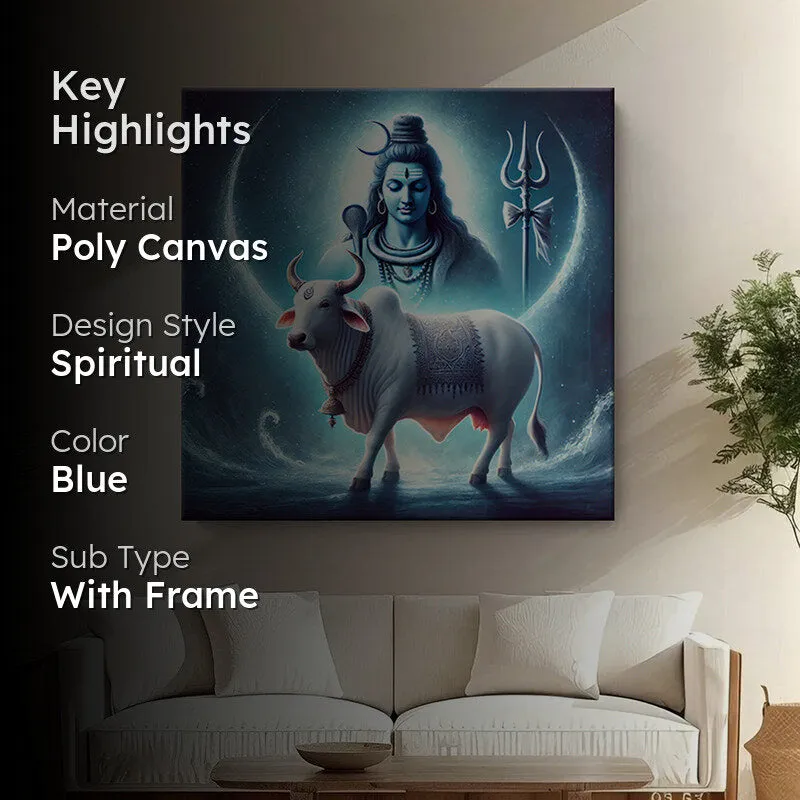 Mahadeva Poly Canvas Wall Painting media 2