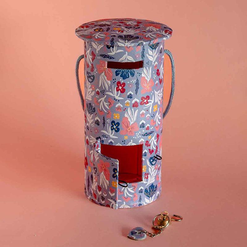 Fleur Fund Paper & Leather Piggy Bank media 3