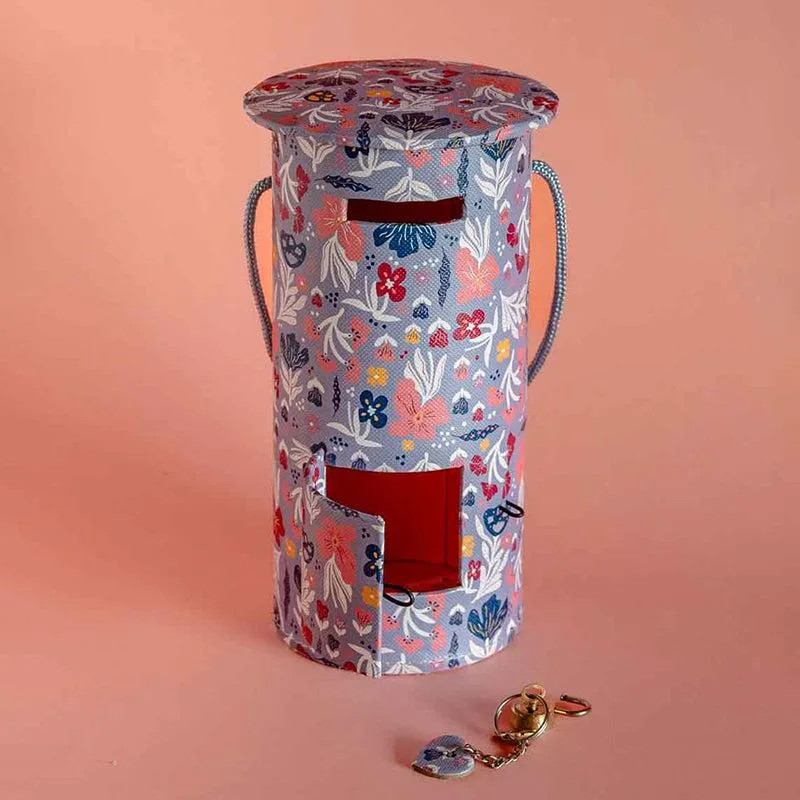 Fleur Fund Paper & Leather Piggy Bank media 3