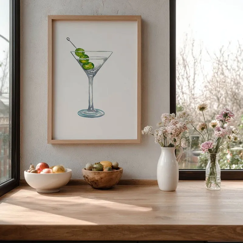 Classic Sip Archival Canvas Wall Art - Brown media 6