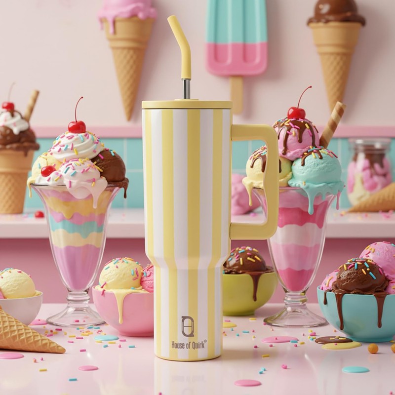 Urban Stripe Stainless Steel Tumbler - 1200 ML media 3
