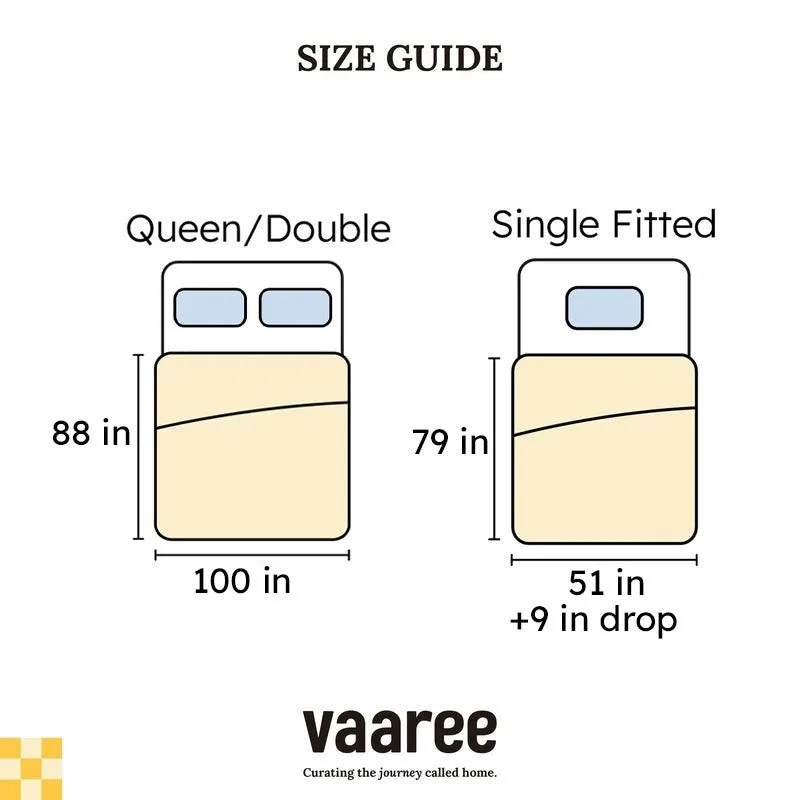 Cyan Mangolia Bedsheet - 150 GSM media 7