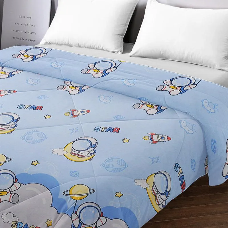 Space Astronauts Kids Cotton Comforter - 210 GSM media 3