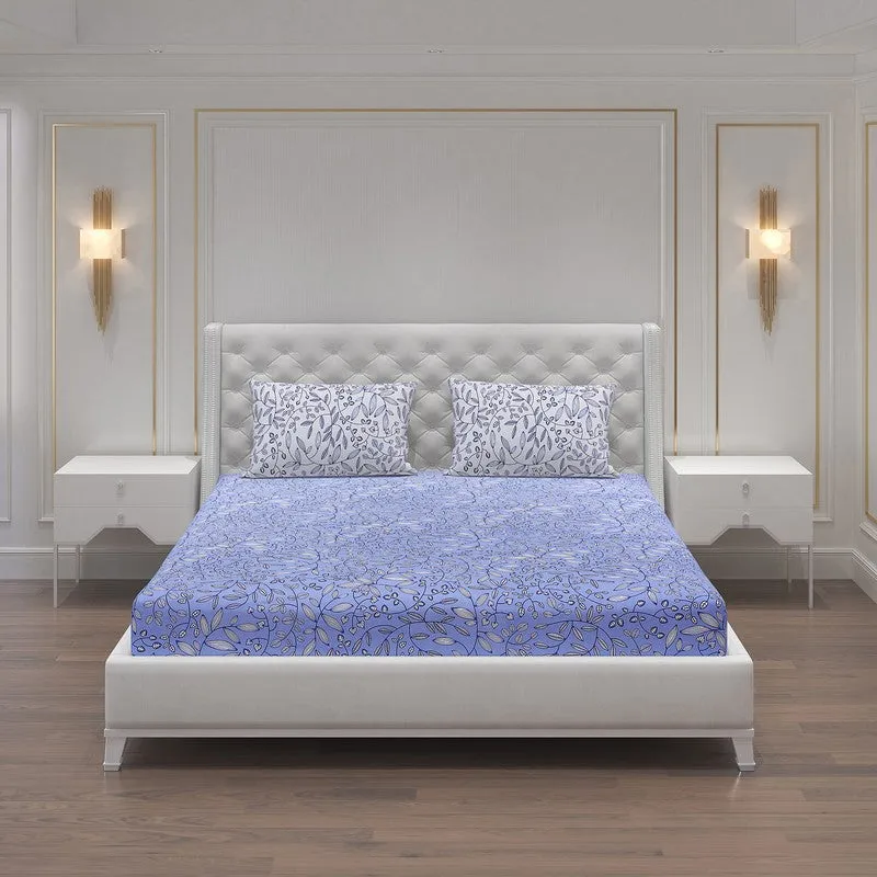 Monte Carlo Floria Luxe Cotton Bedheet (Lavendor) - 104 TC media 3