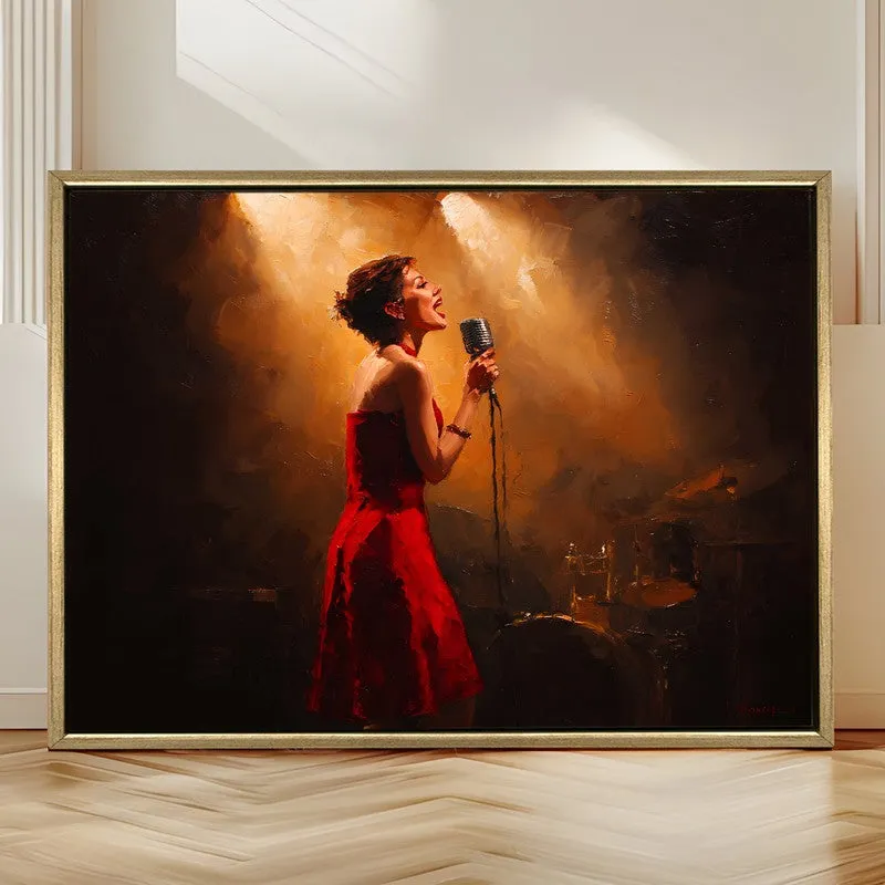 Soulful Notes Canvas Wall Painting With Frame media 4