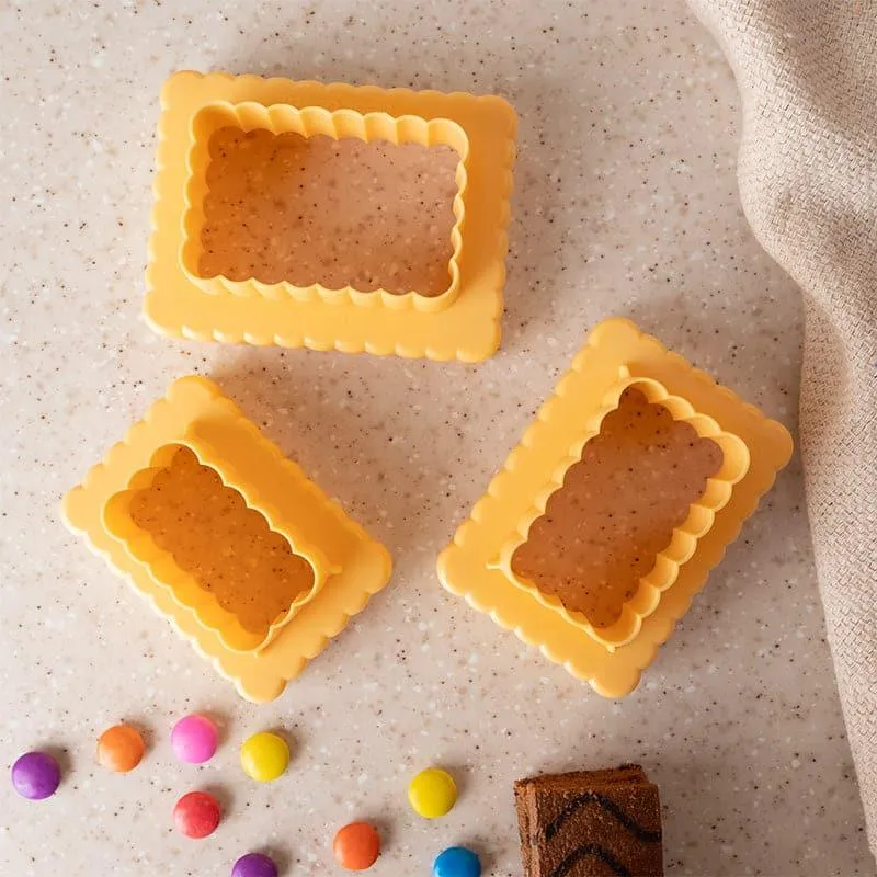 Dough Dip Cookie Cutter (Yellow) - Set Of Six media 3