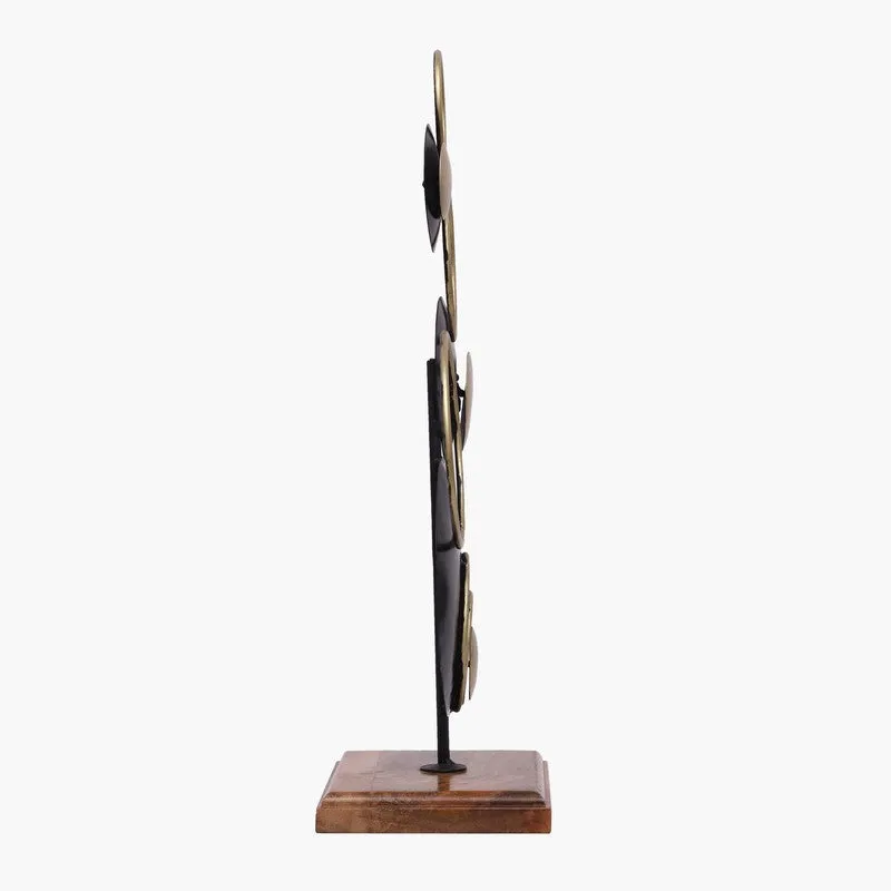 Golden Orbits Metal Showpiece media 4