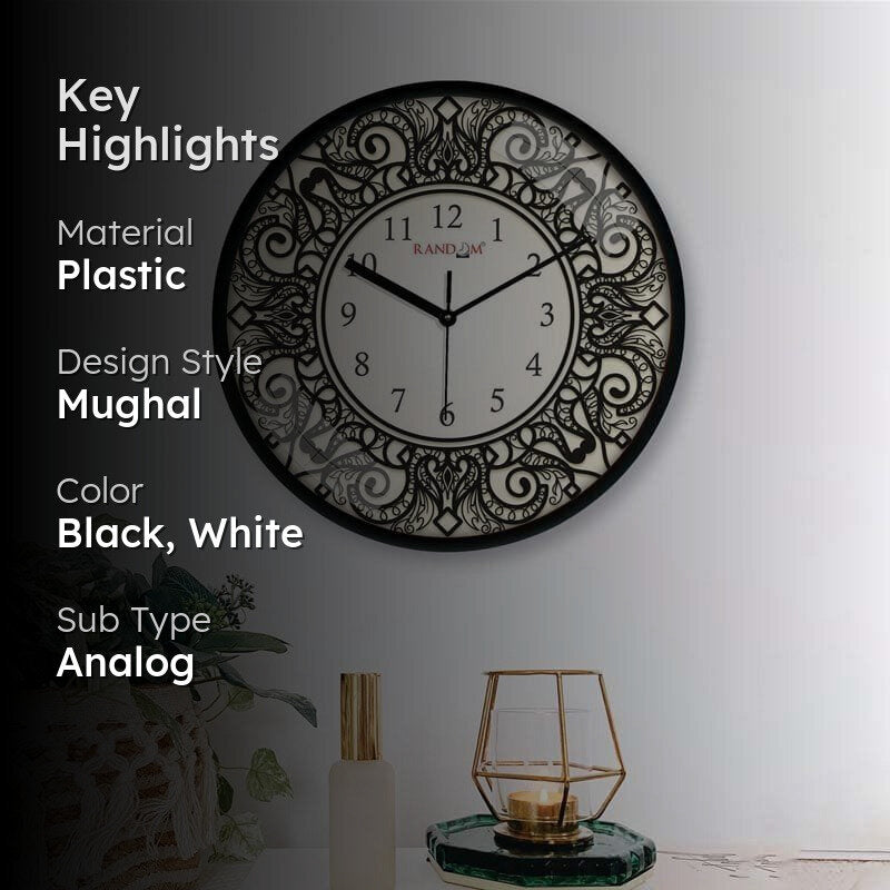 Whirl design Wall Clock media 2