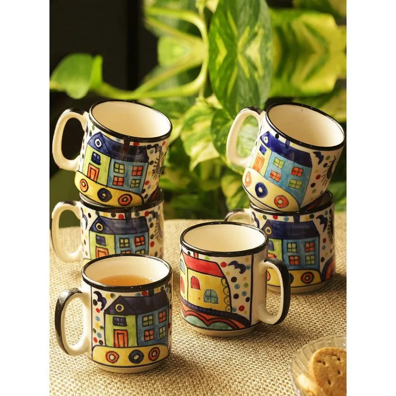 Sweet Ceramic Tea Cup (220 mL Each) - Set of Twelve media 3