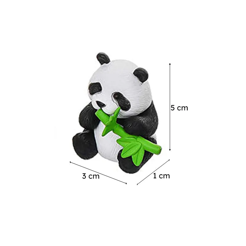 Panda Love Resin Showpiece - Set Of Eight media 7