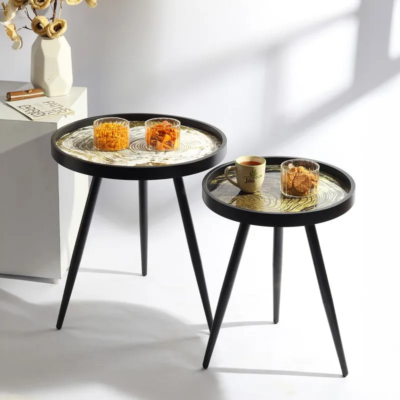 Compact Mango Wood Side & Bedside Tables - Set of Two media 4
