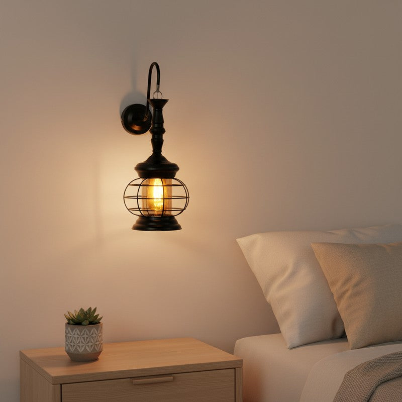 Urban Noir Iron Wall Lamp