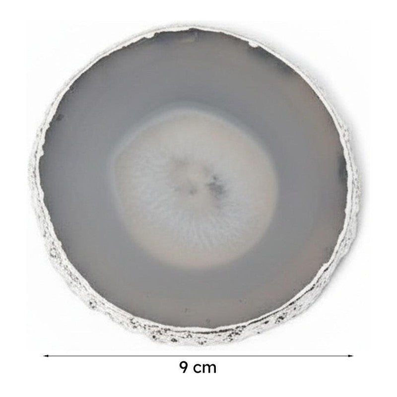 Vesto Brazilian Agate Coaster (White) - Set Of Two media 7