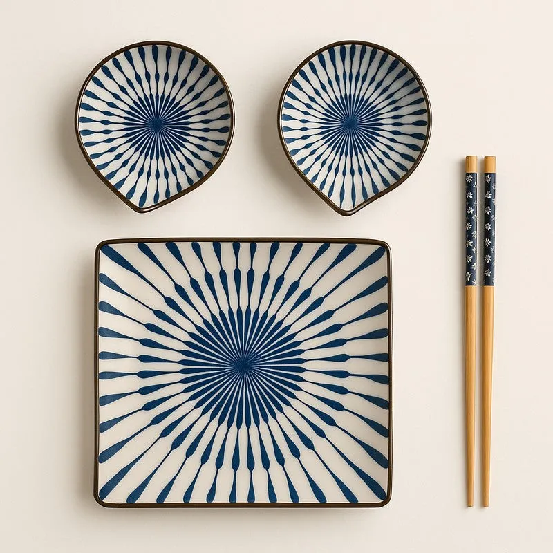Table Charm Ceramic Dinner Set (70 mL Each) - 7 Piece Set media 4