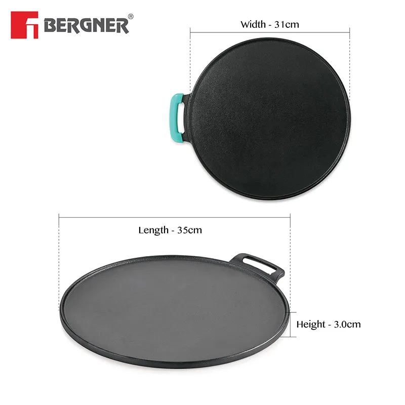 Bergner Arden Induction Safe Cast Iron Dosa Tawa - 31 cm media 9