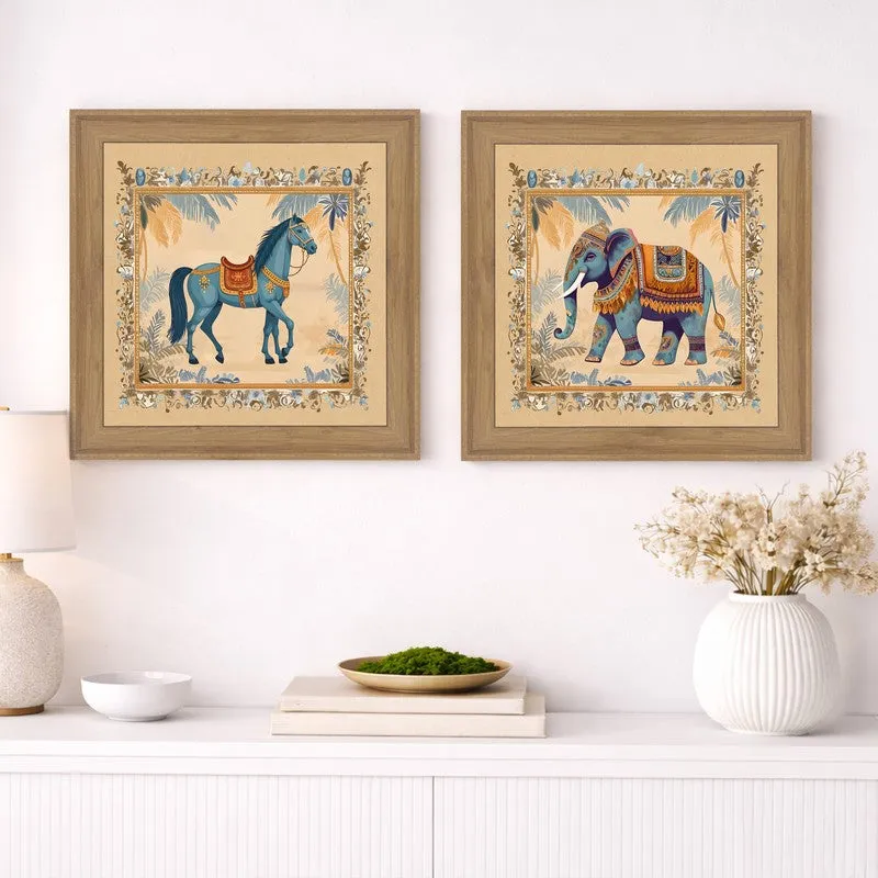Royal Rides Wall Art - Set Of Two media 1